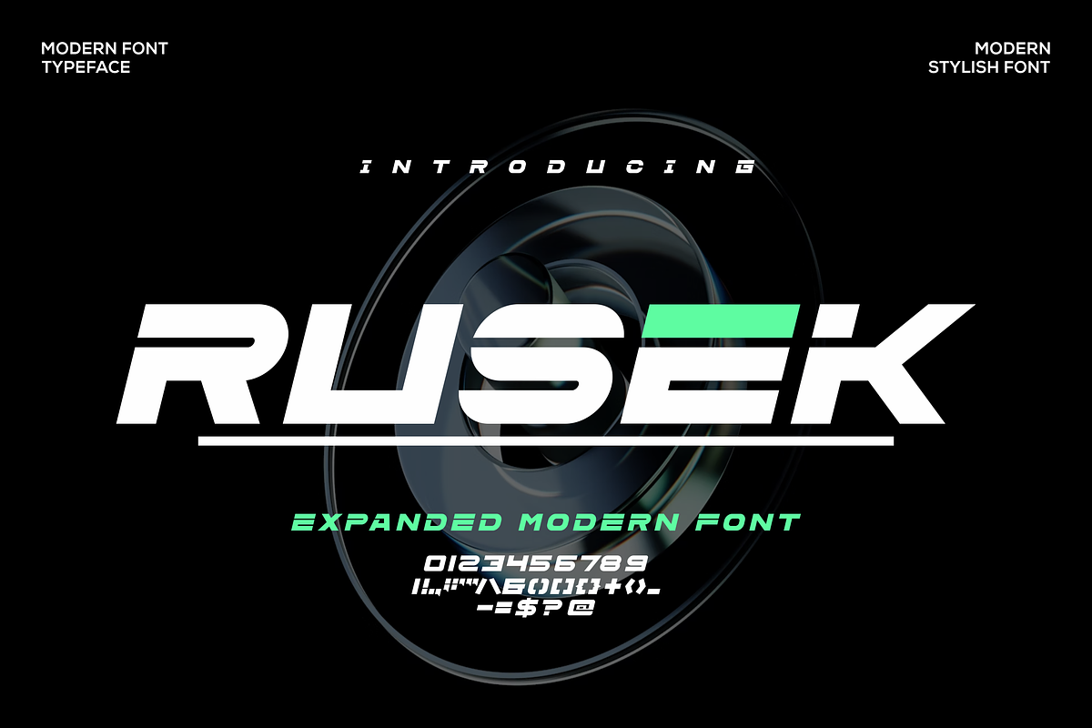 Rusek Font, a Sans Serif Font by agusariyadi (Photo 1 of 5)