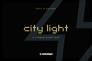 City Light Pixel Game Font, a Font by alpercakici (Thumbnail 1 of 9)