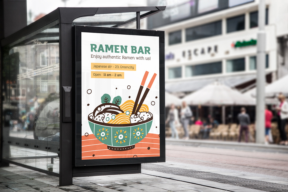 Ramen bar posters, a Food Illustration by Good Studio (Photo 6 of 6)