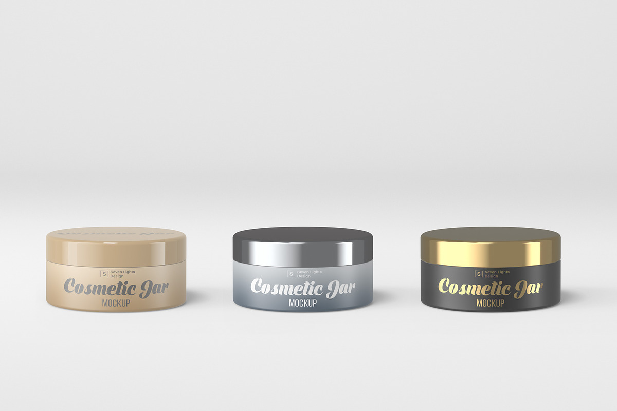 Cosmetic Jar Mockup #2, a Mask Mockup by Seven Lights (Photo 1 of 8)