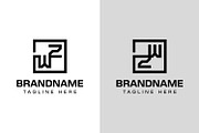 Letters WZ ZW Monogram Logo Set, a Branding & Logo Template by Pray Art Design Studio (Thumbnail 1 of 2)