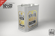 Metal Oil Gallon Can Mockup, a Product Mockup by INCDesign (Thumbnail 1 of 7)