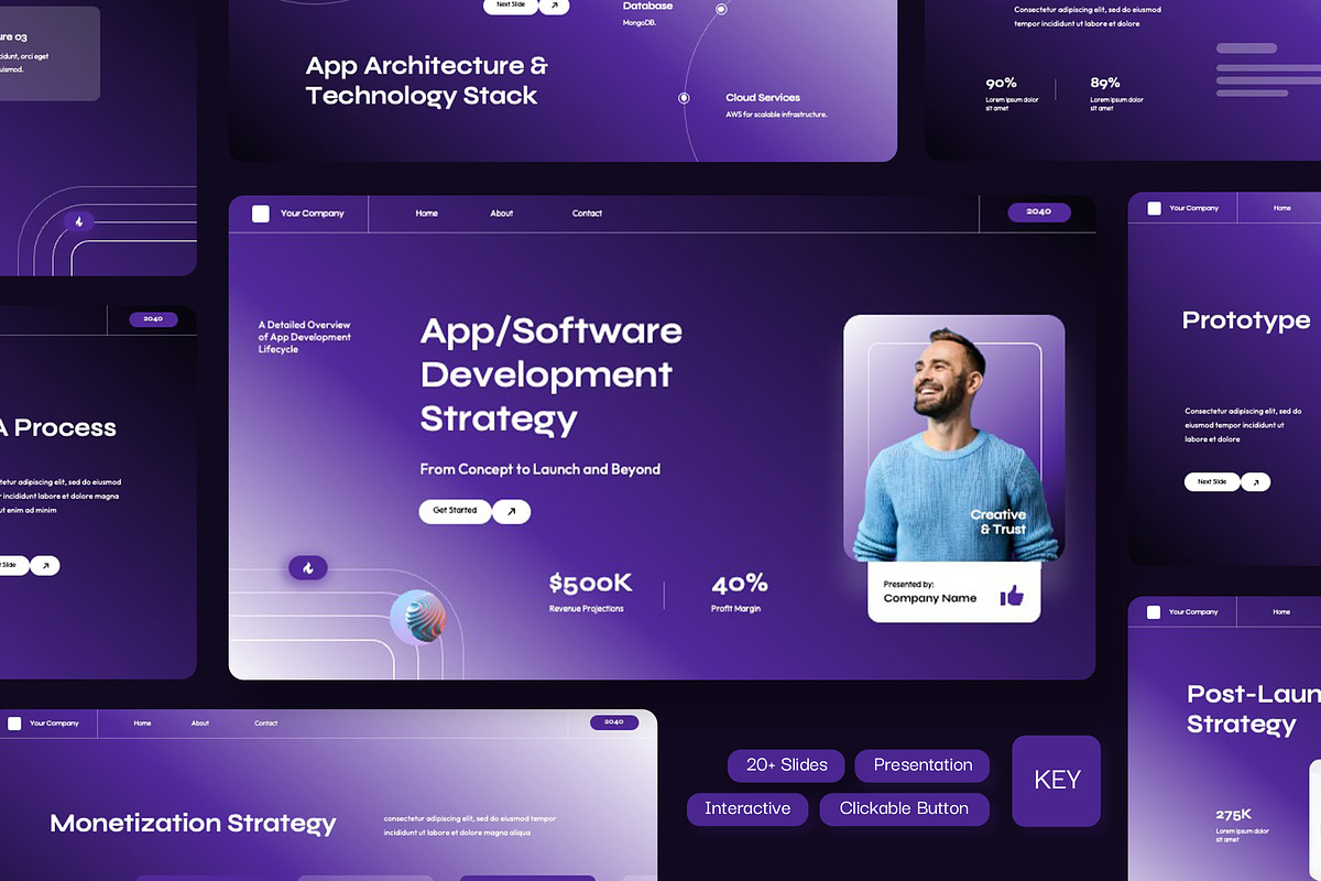 Apps Development Strategy Keynote, a Presentation Template by fakhroo (Photo 3 of 5)