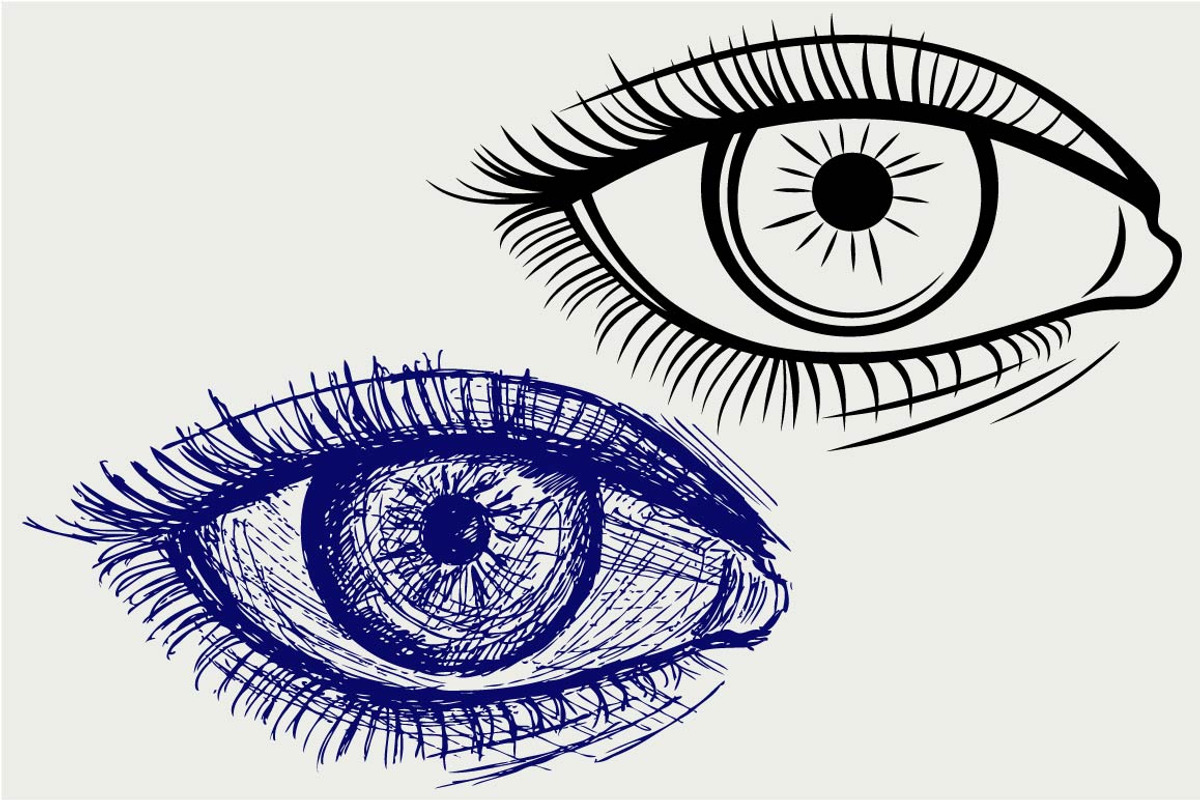 Female eye SVG, an Outline Icon by LineworkStock