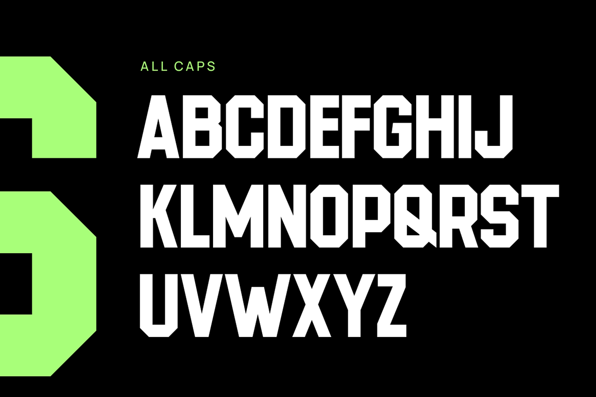 Erspot - Bold Condensed Sport Font, a Font by Pekotype (Photo 3 of 15)