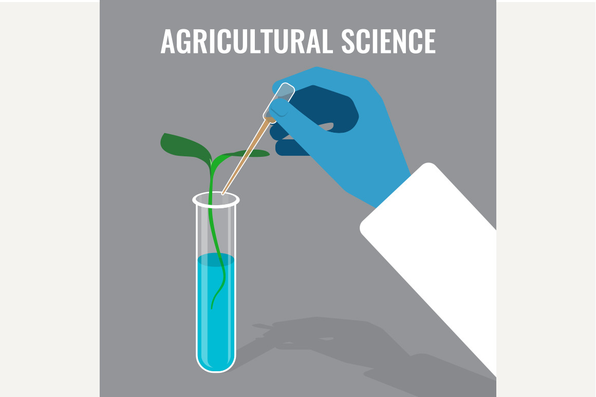 Agricultural science concept, a Food Illustration by Shanvood