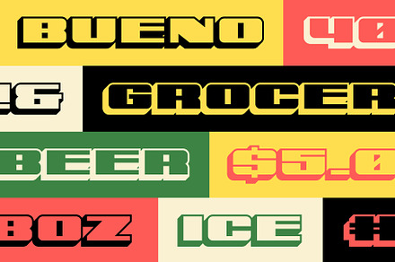 BUENO Font