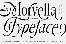 Morvella Stylish Serif