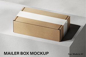 NMC - 10 Cardboard box mockup