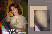 Retro Film Textures 30 Overlays PNG, a Texture Graphic by DreamoraArt (Thumbnail 16 of 16)