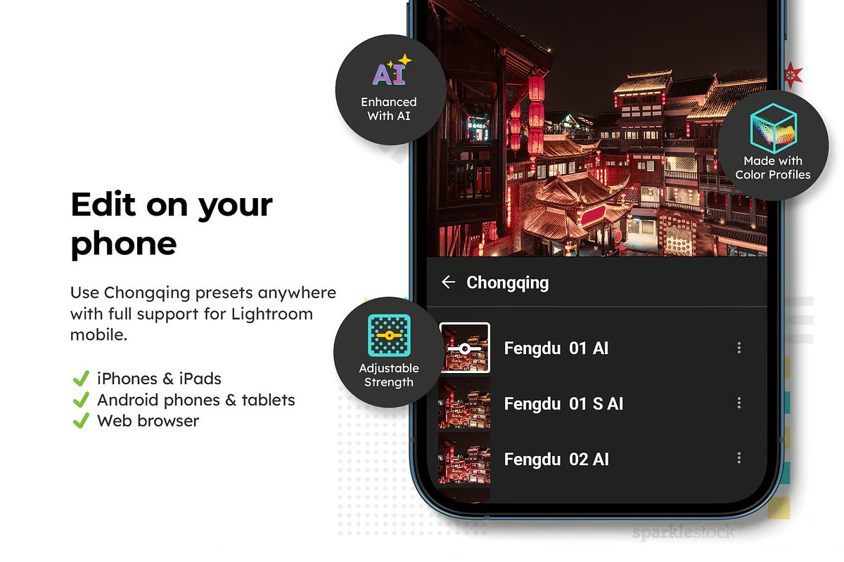 20 Chongqing Lightroom Preset & LUTs, a Preset Add-On by skybluecreative (Photo 3 of 13)