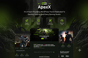 ApexX | Esports & Gaming WordPress, a WordPress Template by ThemesRain (Thumbnail 2 of 3)