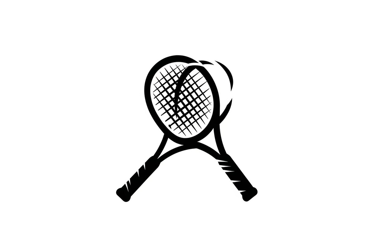 Tennis Racket Icon Silhouette Bundle, an Illustration by Designs_River (Photo 42 of 51)