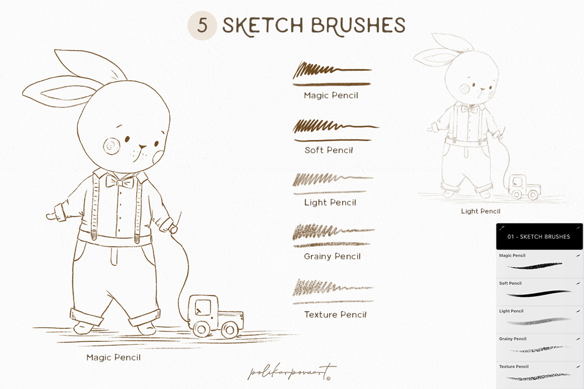 Time of Magic. Procreate Brushes, a Brush Add-On by polikarpovaart (Photo 4 of 18)