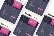 Pink Blue Invoice, a Resume Template by Izdihaar_Studio (Thumbnail 2 of 4)