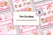 Pink Bakery Wix Website Template, a Wix Template by Template Twist Shop (Thumbnail 3 of 10)