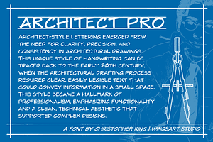 Architect Pro - Handwriting Font