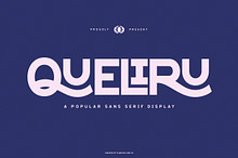 Queliru - Sans Serif Display Font