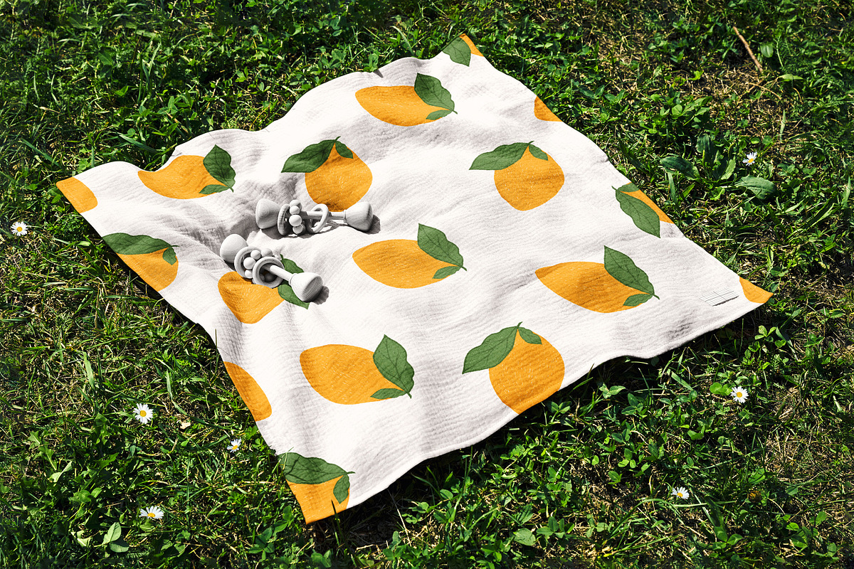 Lemons Pattern, a Pattern Graphic by Groovy Arts (Photo 3 of 5)