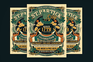St Patricks Day Flyer, a Flyer Template by Muhamad Iqbal hidayat