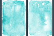 Teal Ombre Watercolor Backgrounds, a Texture Graphic by M. by mprintly (Thumbnail 6 of 6)