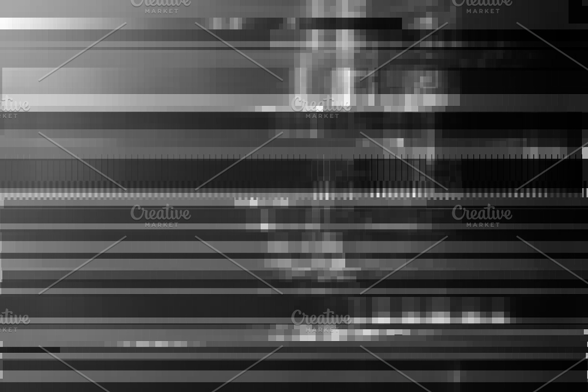 Glitched abstract vector backgrounds, a Technology Illustration by VectorShop (Photo 6 of 7)