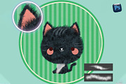 50 photoshop Fur & Texture Brushes, a Brush Add-On by Velo Graphic Studio (Thumbnail 6 of 11)
