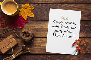 Autumn - Fall In Love Font Duo