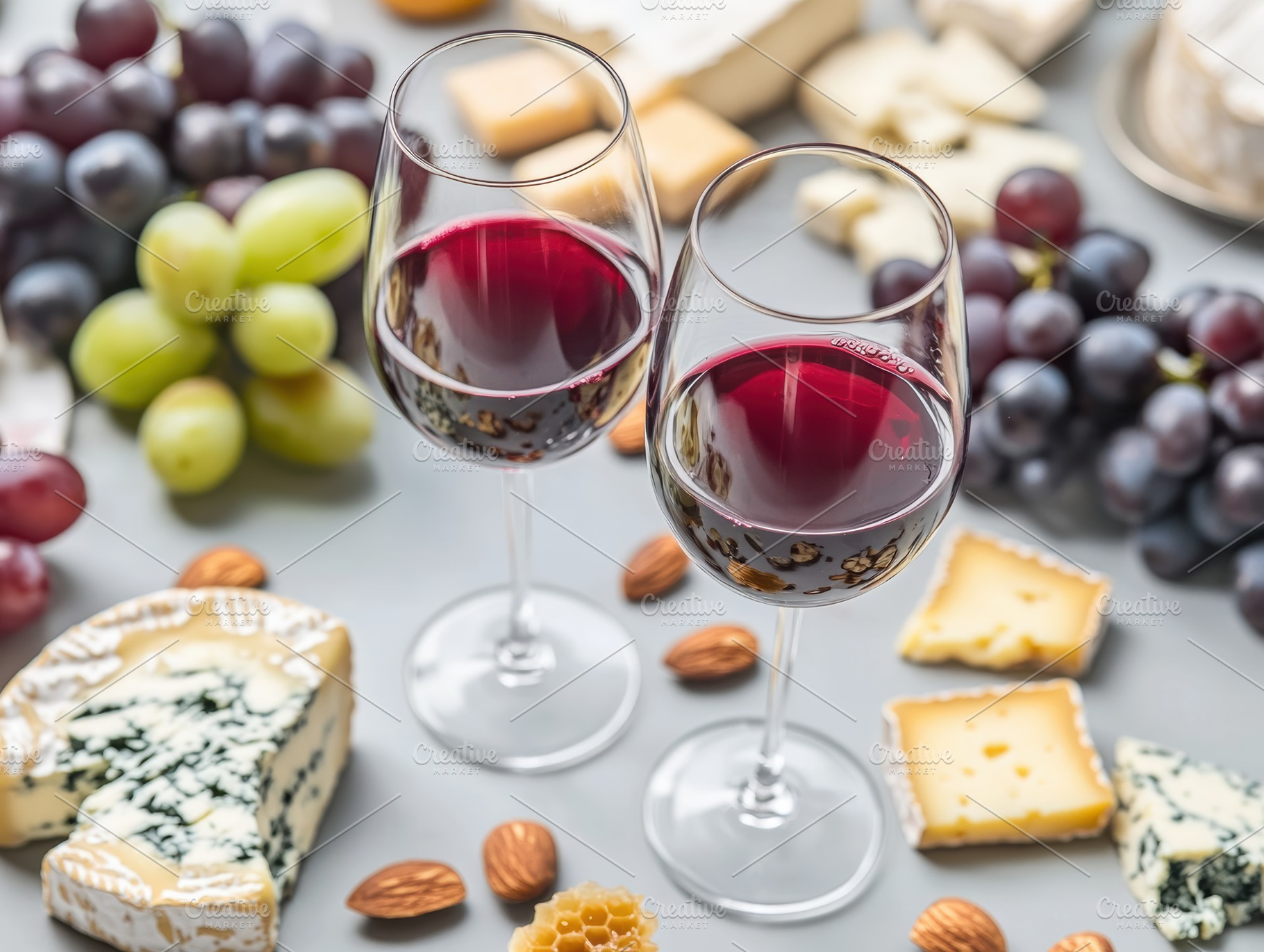 Elegant Cheese and Wine, a Food & Drink Photo by Virgo Studio