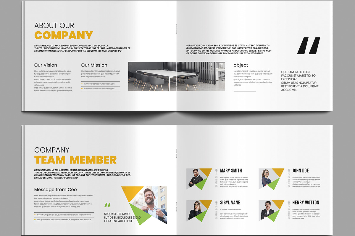 Business Company Profile Brochure, a Brochure Template by MightyDesign (Photo 3 of 8)