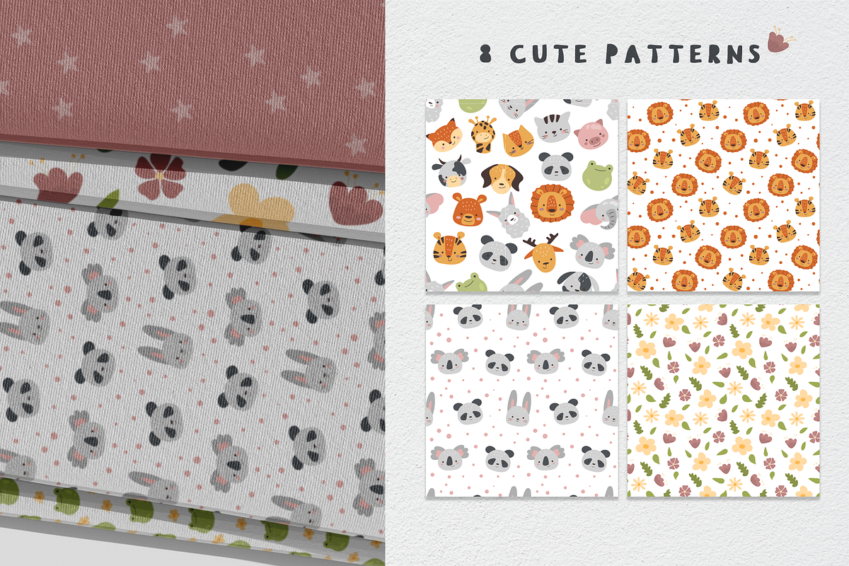 Wild Friends. Baby animals set, an Animal Illustration by RinaKustova (Photo 11 of 16)