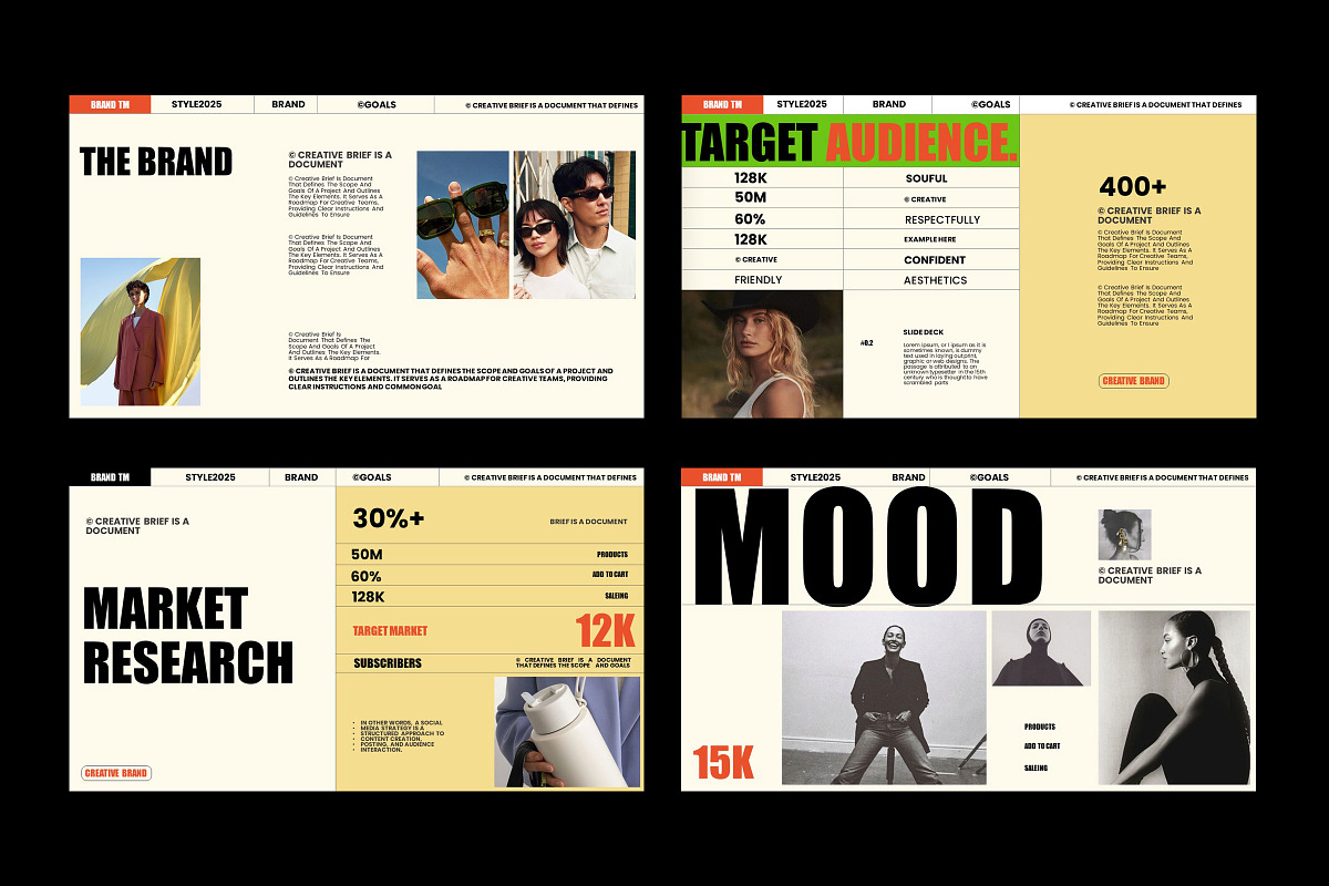 Brand Strategy Template, a Presentation Template by Studio Industry (Photo 5 of 11)