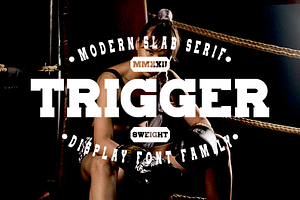 Trigger - Sport & Varsity Typeface