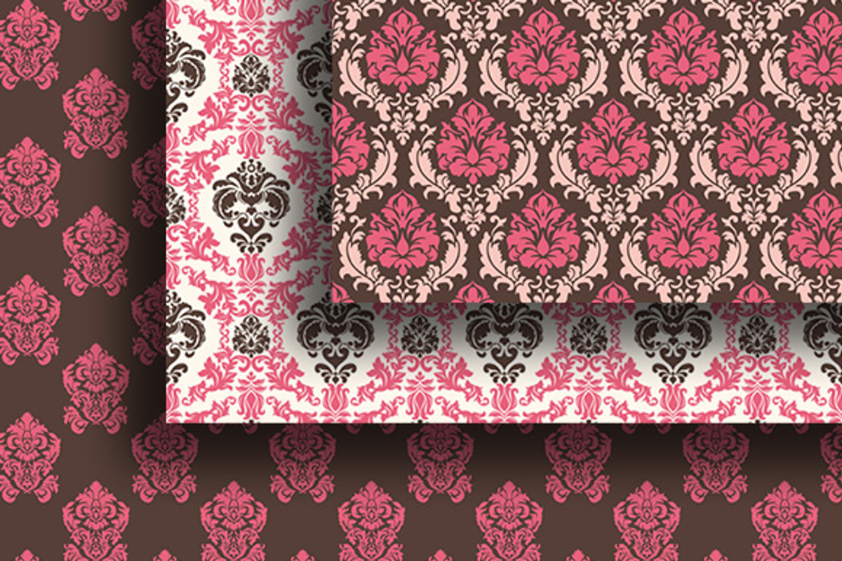 18 Versailles style papers + frames, a Pattern Graphic by CLIPART GARDEN (Photo 2 of 5)