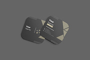 Square Business Card Mockup, an Advertising Mockup by YurnalisPerix (Thumbnail 3 of 4)