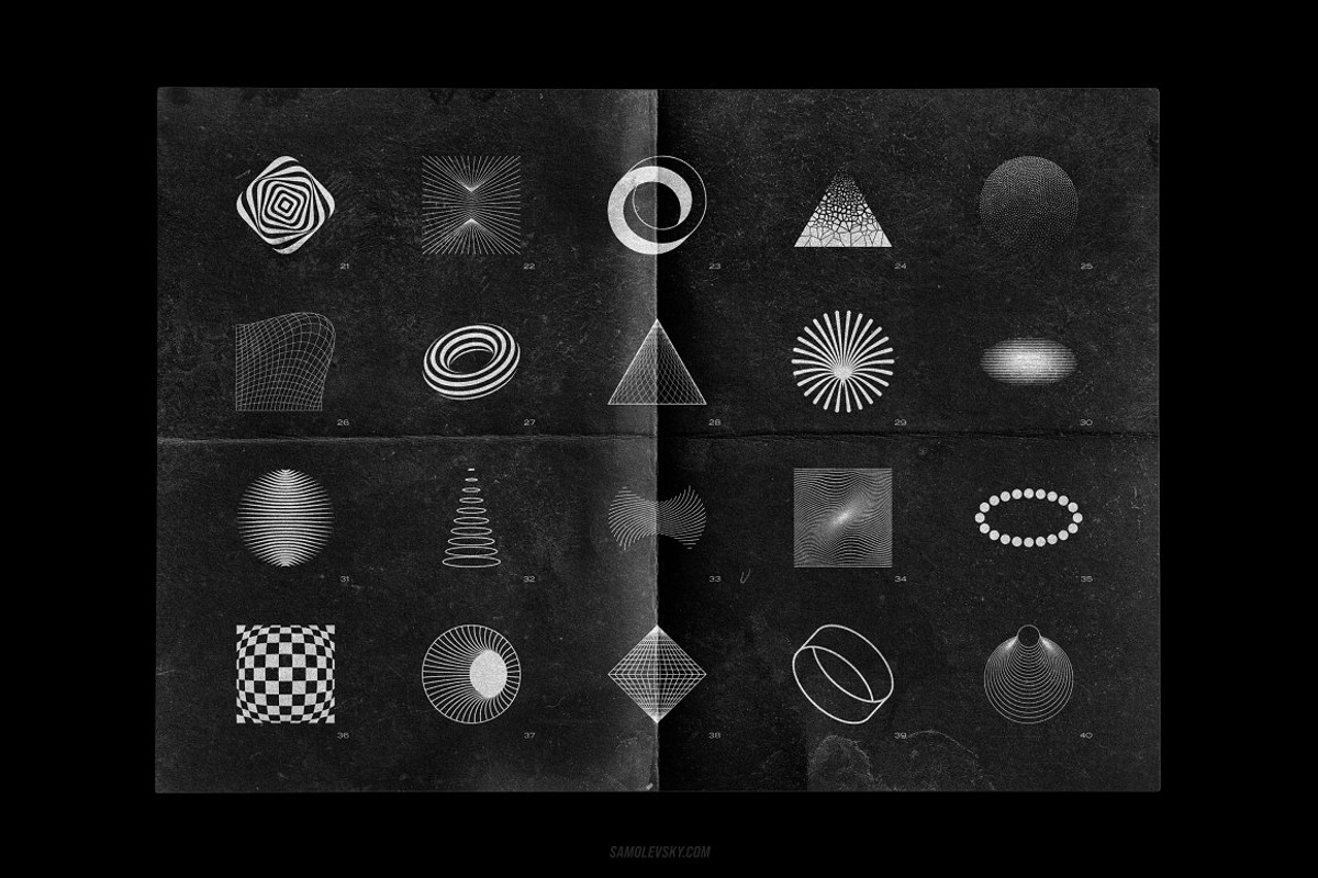 200 Abstract shapes & backgrounds, an Object Graphic by SPEED APEX (Photo 9 of 19)
