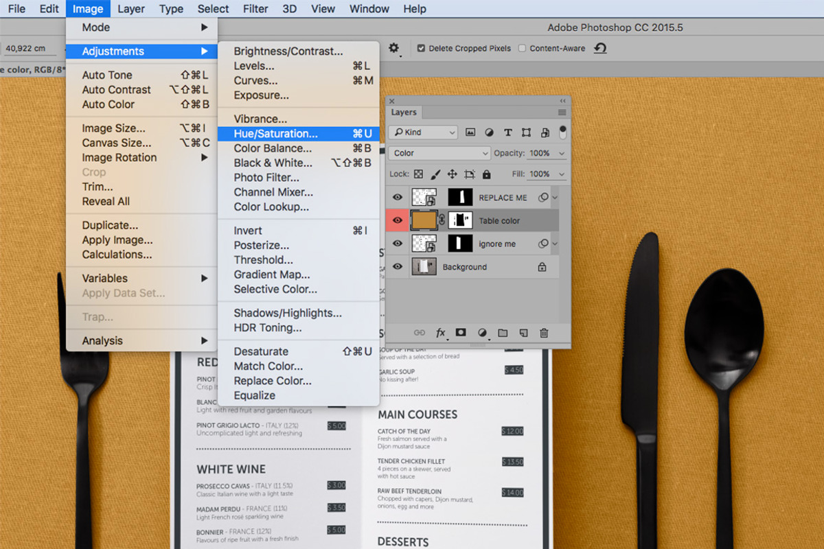 Menu mockup, a Print Template by Twin Design (Photo 2 of 3)