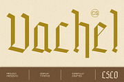 CS Vachel – Gothic Font, a Blackletter Font by Craft Supply Co. (Thumbnail 1 of 8)