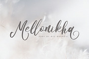 Mellonikha Brush Script Font, a Script Font by NTC Graphic (Thumbnail 1 of 9)
