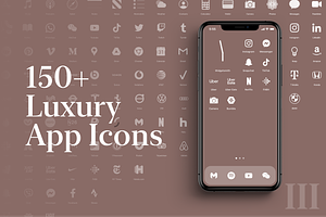 IOS 14 Luxury IPhone App Icons III