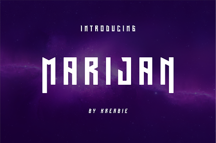 MARIJAN Font, a Symbol Font by Kreabie