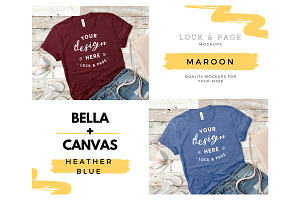 Bella Canvas 3001 Mockup Bundle V40