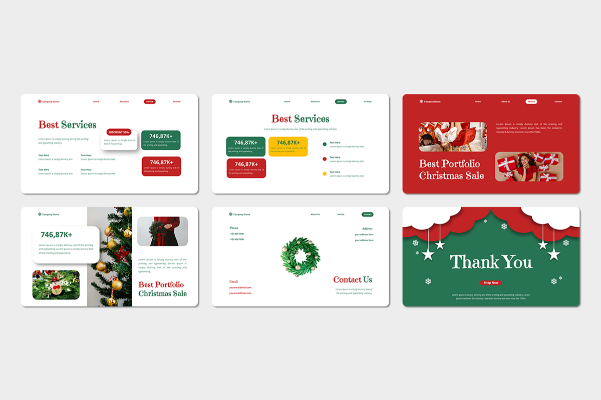 Christmas Special Sale Google Slides, a Presentation Template by QR Design Studio (Photo 3 of 3)