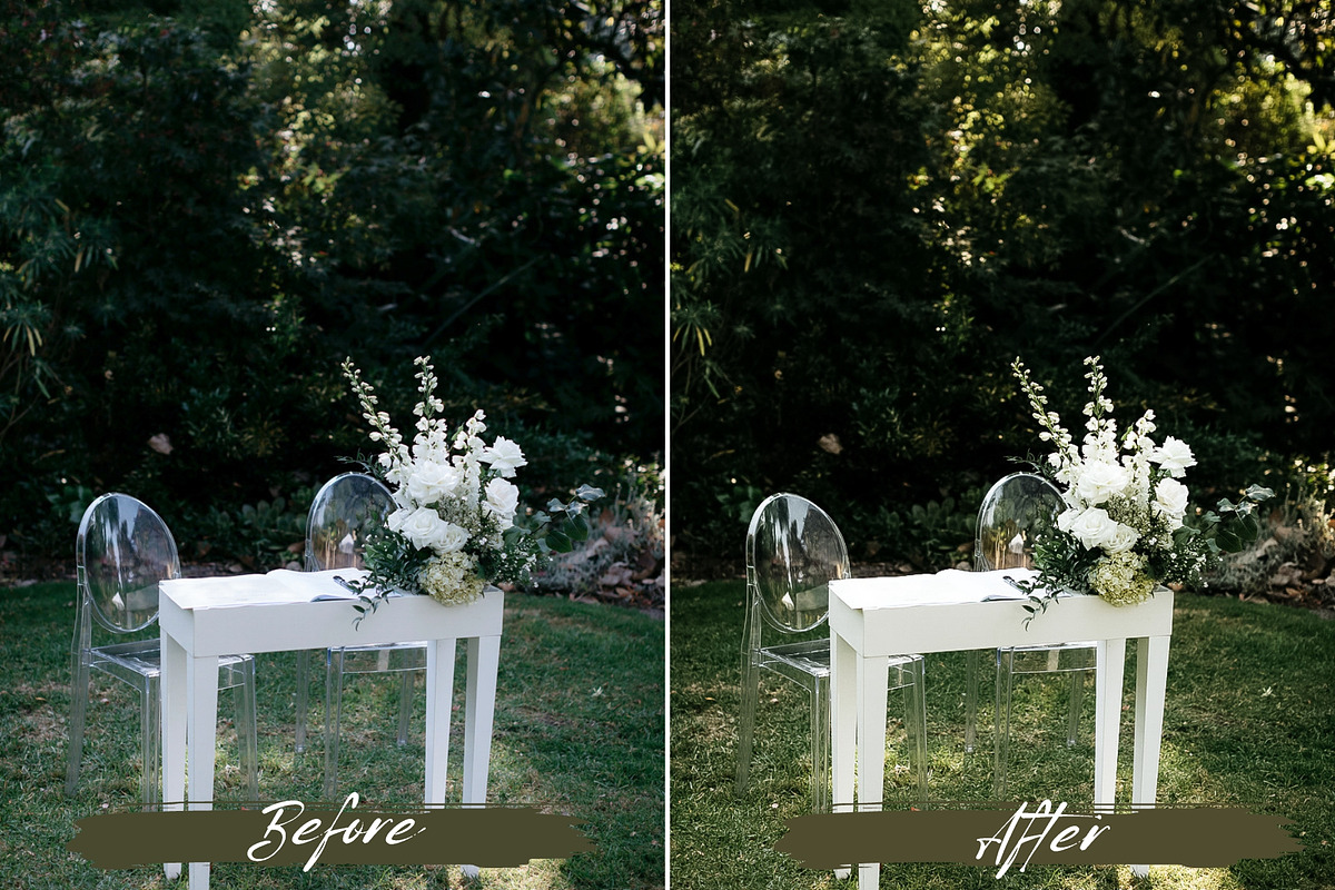 10 Airy Wedding Lightroom Presets, a Preset Add-On by MEPRESETS (Photo 5 of 8)