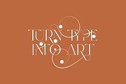 Sun Type Creative logo font, a Serif Font by VP Fonts (Thumbnail 12 of 18)