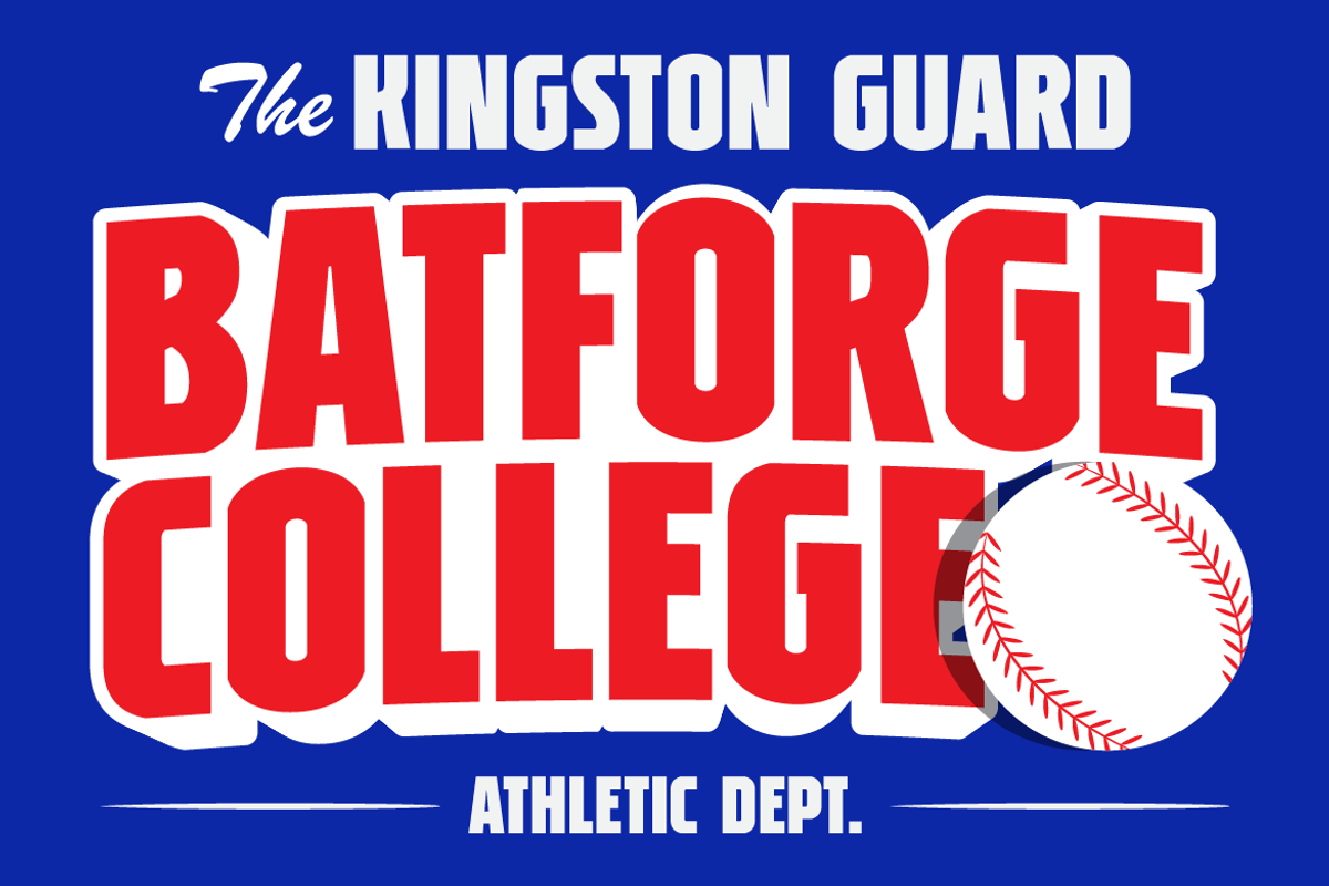 Batforge Athletics - College Font, a Sans Serif Font by Roams Type (Photo 3 of 6)