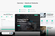 Derotez - Medical Website Template, an UI Kit Template by Kmg Design (Thumbnail 1 of 2)