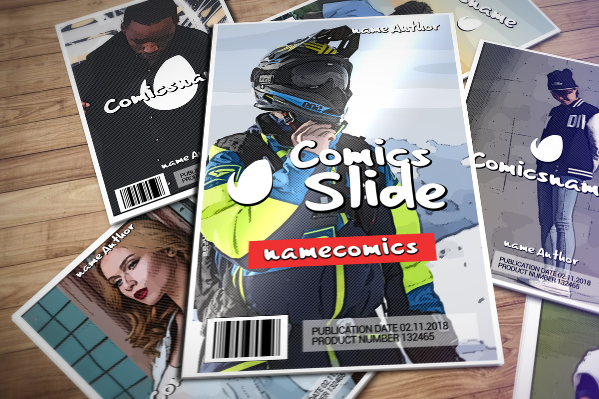Comics Slide, a Templates & Theme by WINNVIDEO (Photo 2 of 2)