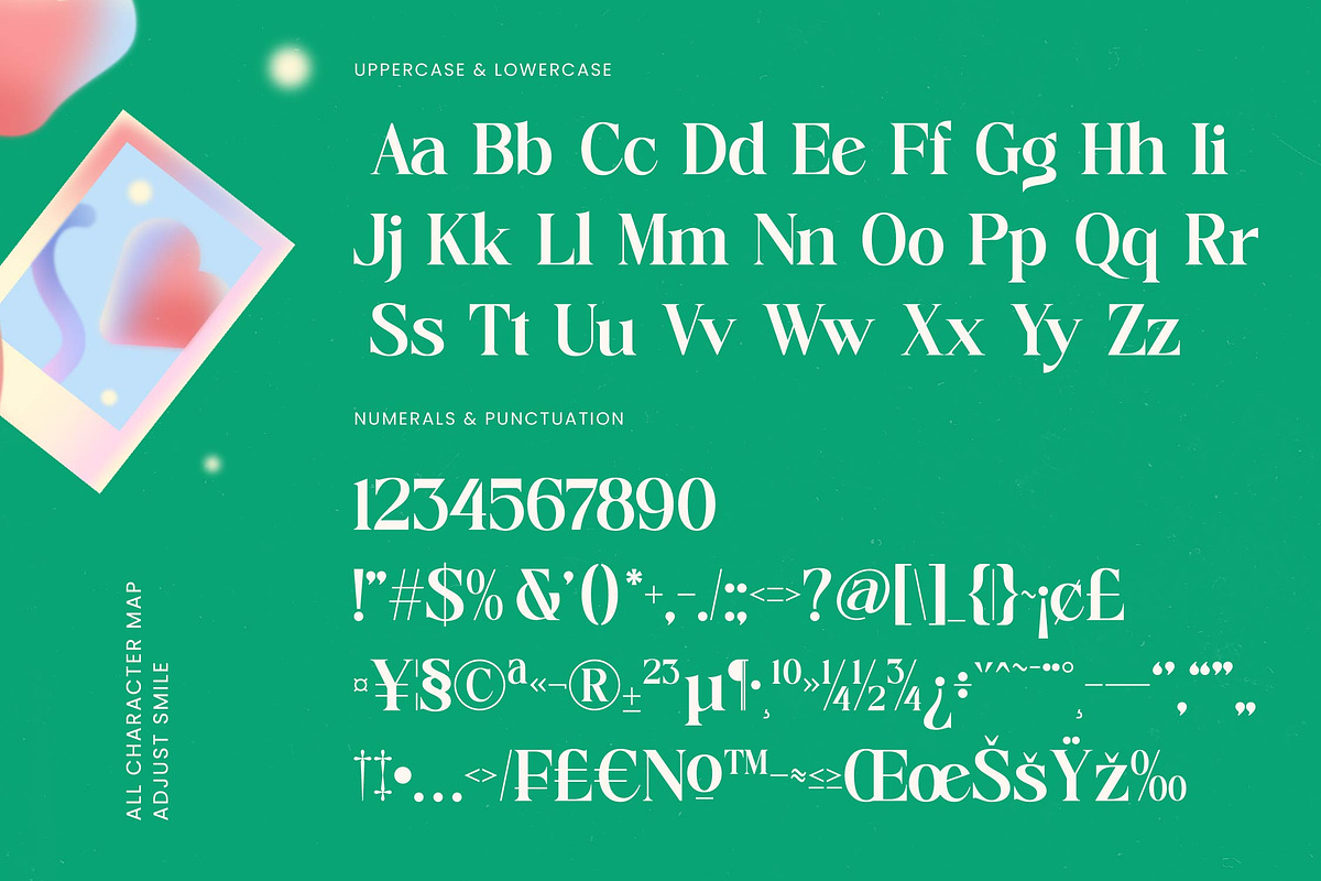 Adjust Smile Modern Tall Serif, a Serif Font by timelesstype.co (Photo 18 of 20)