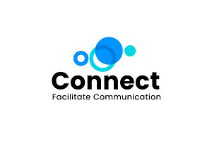 Connecting logo icon illustration, a Branding & Logo Template by Dyn Studio